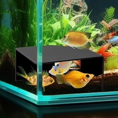 Aquarium Corner Cave Hideout for Fish, Shrimp, Axolotl & Reptiles – Natura