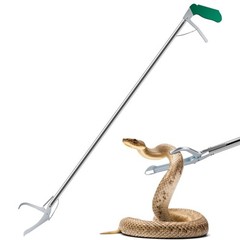 47″ Extra Heavy Duty Snake Tongs Reptile Grabber Catcher Wide Jaw Handling Tool