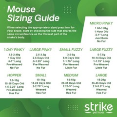 Strike Frozen Mice All Sizes and Quantities- Free S&H! Bundle to Save!