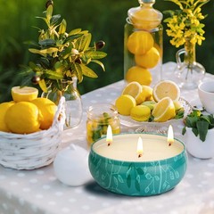 Citronella Candles Outdoor, Large Citronella Candle Outdoor for Patio, 3 Pack…