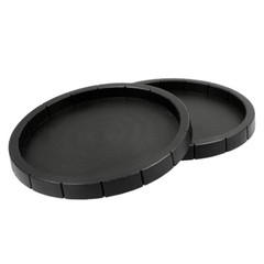 2PCS Reptile Shallow Water Dish Plate Tortoise Food Feeding Bowl Small Pet Gift