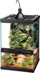 Zilla Tropical Reptile Kit 11 Gallon Glass Vertical Terrarium
