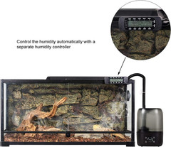 4L Reptile Fogger Mister Tank, Terrariums Digital Tank Timing Humidifier Smart T