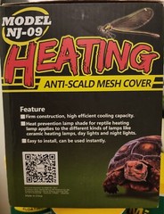 Nomoy Pet Reptile Heating Anti-scald Mesh Cover [Open Box] Model NJ-09 round