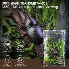Acrylic Insect Terrarium – Jumping Spider, Tarantula, Mantis & Frog Enclosure