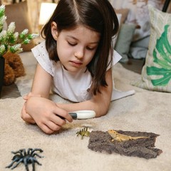IMIKEYA 4Pcs Reptile Tree Bark Hides: Natural Wood Cork Light Brown