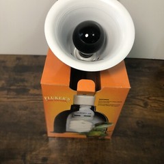 FLUKERS MINI DEEP DOME LAMP 5.5in W 50 Watt Eko Terra Night Glow Heat Bulb.