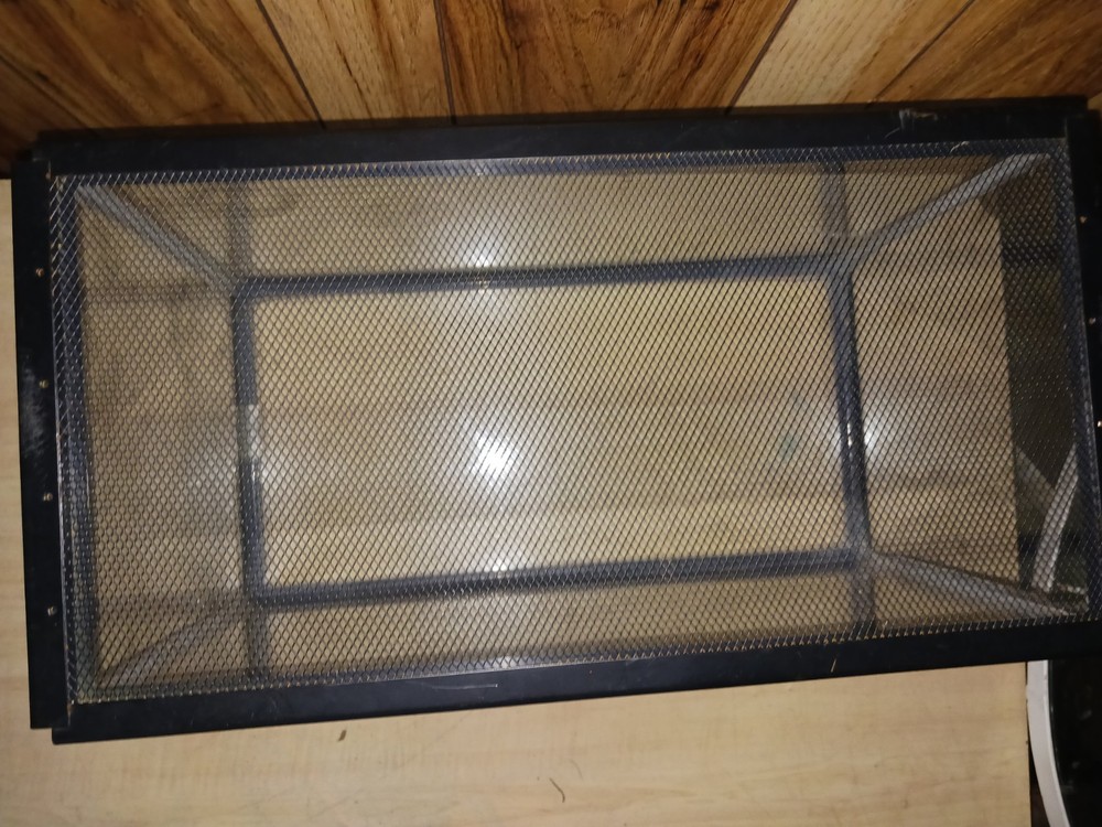 Glass Reptile Terrarium Tank with Mesh Screen Top Lid Cover Enclosure