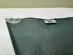 Zoo Med Green Nylon Mesh Reptile Hammock 10 Inch Triangle Suction