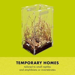Large Arboral Micro Habitat Terrarium with Locking Latch for Secure Viewing