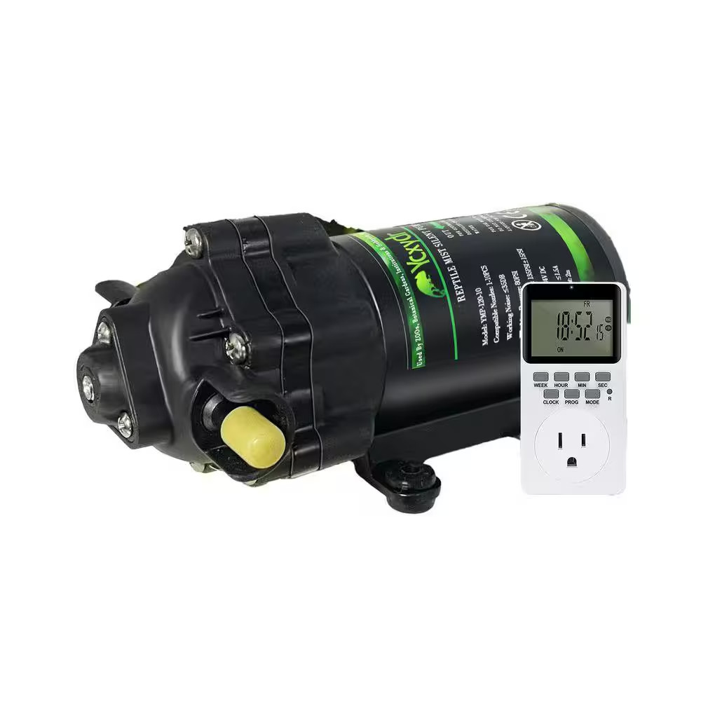 Automatic Reptile Misting System for Terrariums with Digital Timer and 6 Adjusta