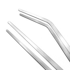 Feeding Tongs 2pcs Stainless Steel Aquarium Long Tweezers 27cm/10.6 inches St…
