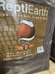 2 Pk ReptiEarth Reptile Bedding Fluffy Fine Coconut Fiber Mix Substrate 12 Quart