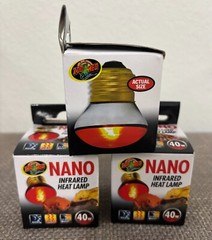 GENUINE NANO INFRARED HEAT LAMP 40w *LOT OF 3* FAST FREE SHIPPING