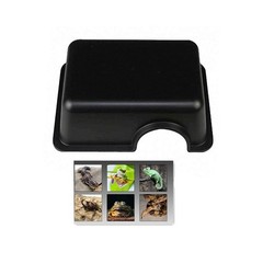 Reptile Hideout Box Small Animal Hide Cave for Snakes Lizards Leopard Gecko R…