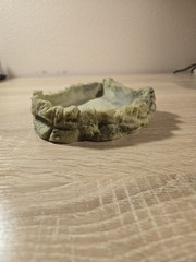 Kritterz Exo-Terra Granite Rock Reptile Feeding Dish Large – 7″L x 6″W x 1.5″H