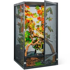 Reptile Cage Terrarium 33 Gal Foldable for Gecko Chameleon Dragon