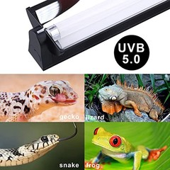 Aiicioo T5 UVB Lighting Combo Kit 8W – Reptile Light Fixture and UVB Light Bulb