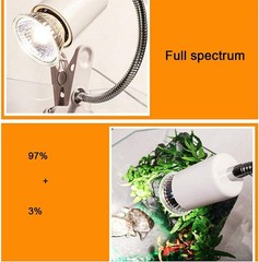 75W Basking UVA+UVB Heat Bulbs for Reptiles&Amphibians Turtle Heating Lamp E2…