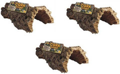 Natural Cork Bark, Round, Medium (3 Pack)