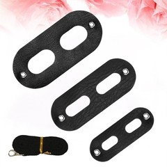 3Pcs Reptile Lizard Harness Durable Black Pet Leashes for Small Pets