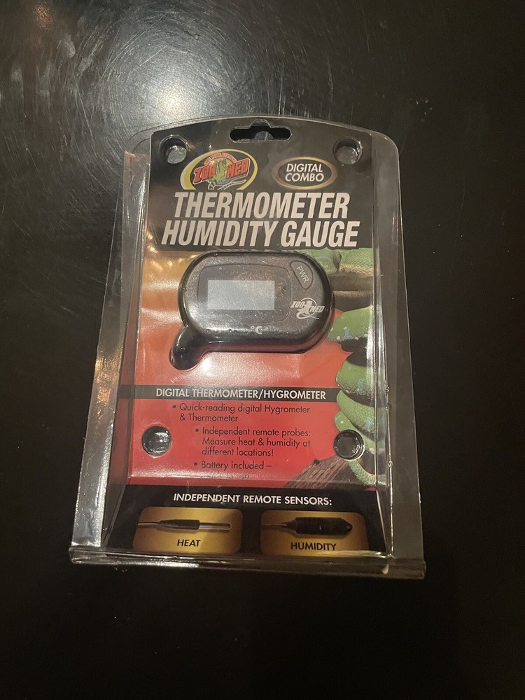 Zoo Med Labs Digital Thermometer Humidity Gauge, Single (TH-31)