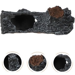 Resin Reptiles Hollow Tree Trunk Terrarium Desert Decor Cave for