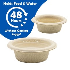 Small 0.5oz Paper Gecko Food & Water Cups, 100 ct.