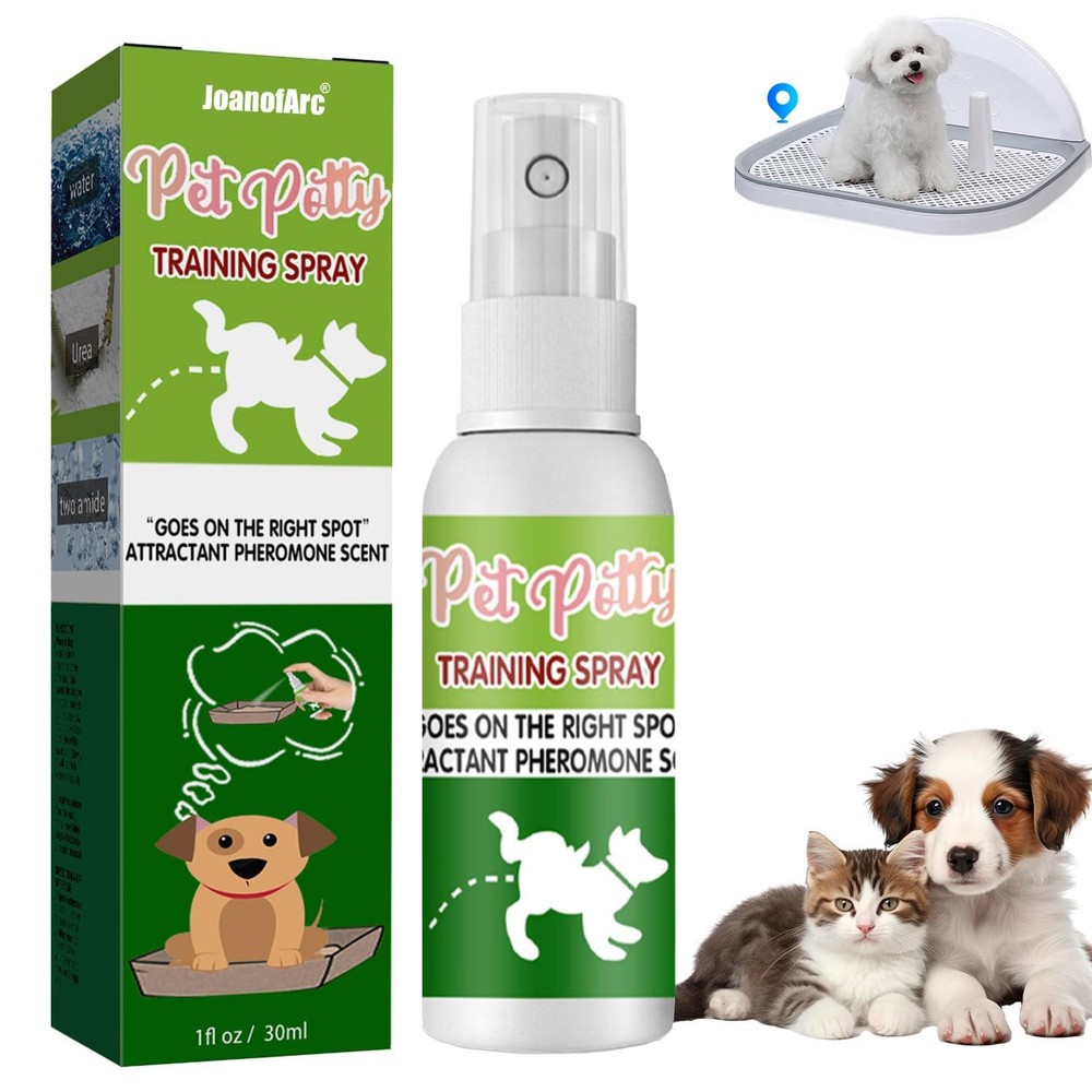 Dog Potty Spray Set, Potty Training Spray for Dogs, Cat Litter Here Training …