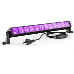 Atfoyer 40W LED Black Light Bar for Glow Party, Blacklight with Plug