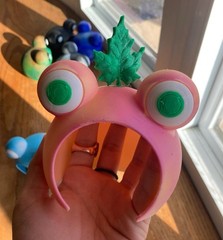 Various 3D Printed Airbrushed Frog Hides! REGULAR SIZE (GROUP 2) !READ DESCRIP!