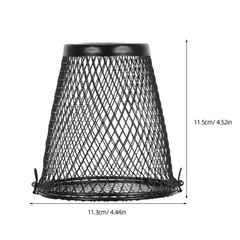 Reptile Anti-Scald Lampshade, Heat Lamp Mesh Cage Lampshade Cover for Turtles