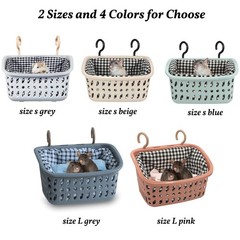 JWShang Rat Hammock for Cage, Chew Proof Hanging Basket Bed with Sturdy Hooks…