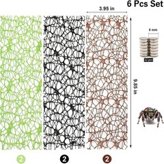 Jumping Spider Enclosure Accessories Climbing Mesh Magnets Reptile Terrarium