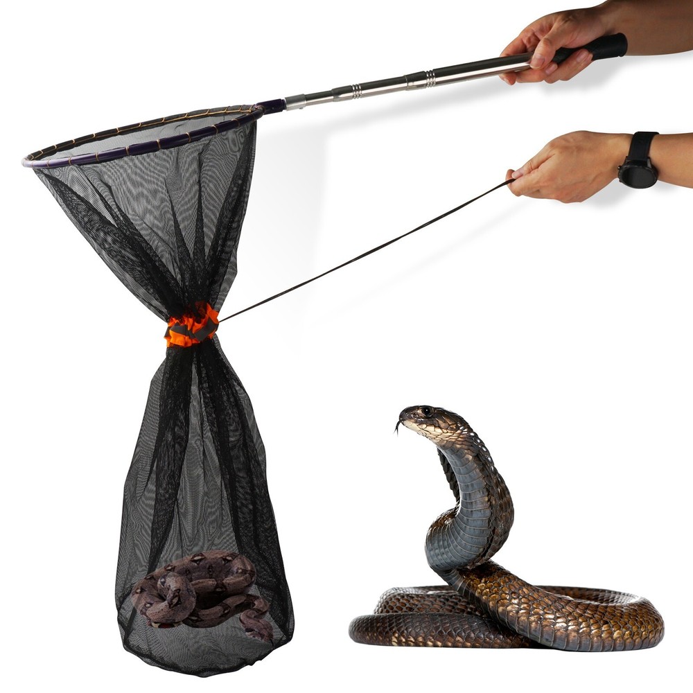 Smarkey Snake Catcher Net, Rattlesnake Grabber Handling Tool, Reptile Catch Pole