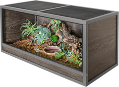 120 Gallon Reptile Tank, 48 X 24 X 24 Wooden Reptile Terrarium with Sliding Door