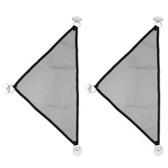 2Pcs Durable Pet Hammock Black Mesh Reptile Hanging Bed for Lizards Snakes