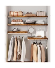 5 Pcs 24×12 Wire Rack Covers for Shelves – Wood Shelf Covers for Wire