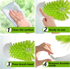 Turtle Brush with Suction Cup Turtle Brush Turtle Tank Accessories for Remove
