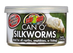 Zoo Med Can O’ Silkworms Reptile Wet Food 1ea/1.2 oz
