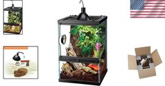 11 Gallon Glass Tropical Vertical Habitat Kit