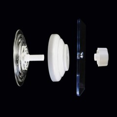Turtle Habitat Platform 9.45 Inch Clear Acrylic Basking Space for Active Turtles