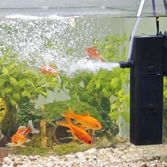Aquarium Filter Water Flow Adjustable for 20-75 Gallon Fish Turtle Tank 264GP…