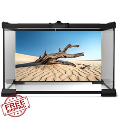 Reptile Tank Background Desert Scenery Terrarium Backdrop 24x12in