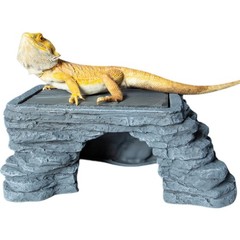 SUKEOPET Bearded Dragon Basking Platform, Reptile Hides and Caves, Large Rept…