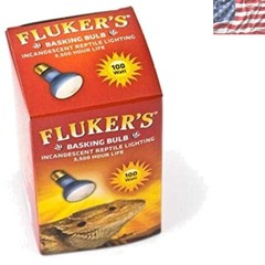 Fluker’s 75 Watt Basking Spotlight Bulbs for Reptiles – Infrared Heat & Light