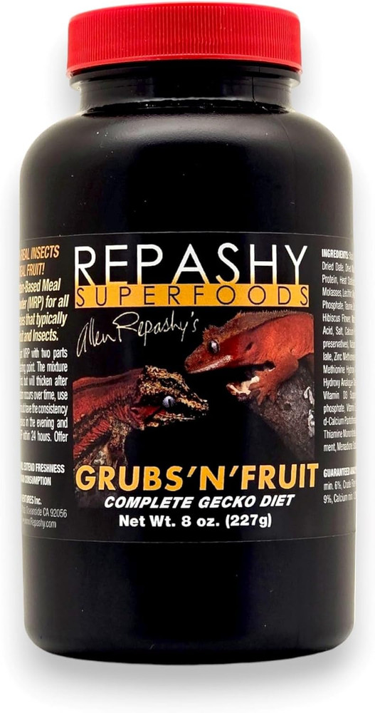Repashy Superfoods Grub N’ Fruit 8 Oz Jar Gecko Diet