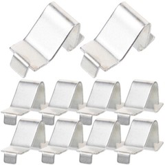12Pcs Metal Shelf Supports Cabinet Clip Adjustable Clips Shelving Clamp Bracket
