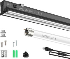 T5 HO 10.0 UVB Light Combo Kit for Reptiles – 24W Fluorescent Fixture