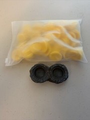 Yellow 1/4 Oz Gecko Reptile Trantula Silicone Cups With Holder Like Beer Savers